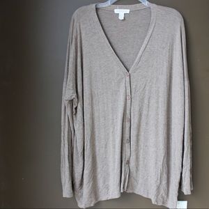 Forever 21 Tan Cardigan Size Large